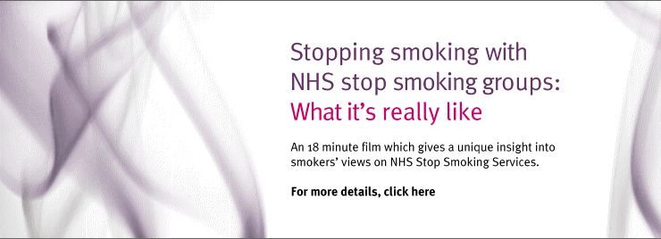 Stopping smoking with NHS stop smoking groups: What it's really like.