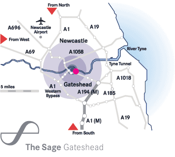 Gateshead Map