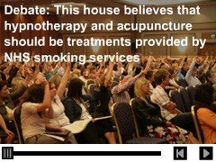 Debate: This house believes that hypnotherapy and acupuncture should be treatments provided by NHS Smoking Services 