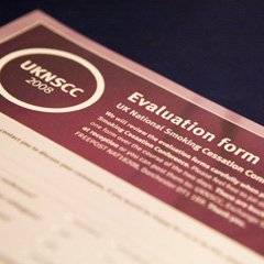 Evaluation form - 2008 UKNSCC