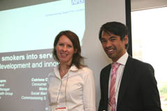 Catriona Cameron and Dominick Nguyen
